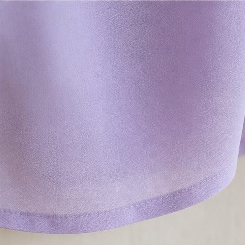 Lilac Ruffle Blouse - Picture 6 of 6